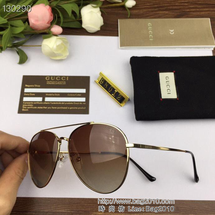 GUCCI古馳 官網同步 歐美風範 原單偏光 男款太陽鏡  lly1725